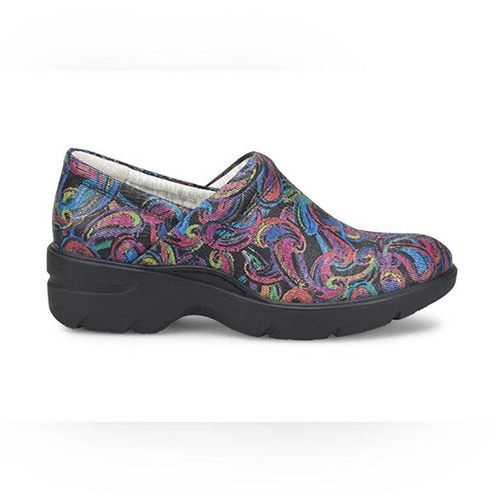 NEW ALIGN INDYA RAINBOW PAISLEY CLOGS SIZE 8.5